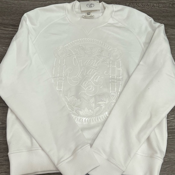 Hermes embroided sweatshirt